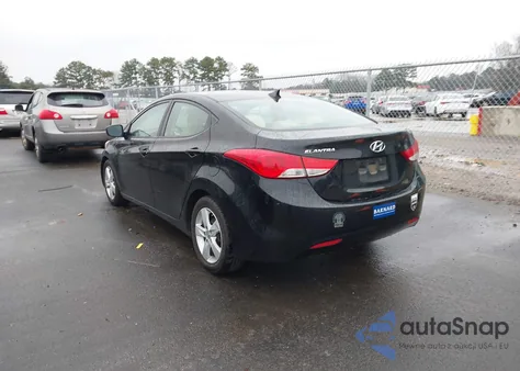 2013 Hyundai Elantra Gls из США, поврежденный, VIN 5NPDH4AE7DH327984